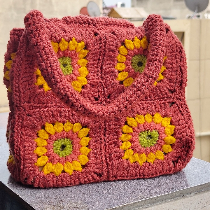 Granny squares Handbag - Image 3