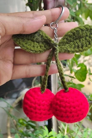 Cherry keychain