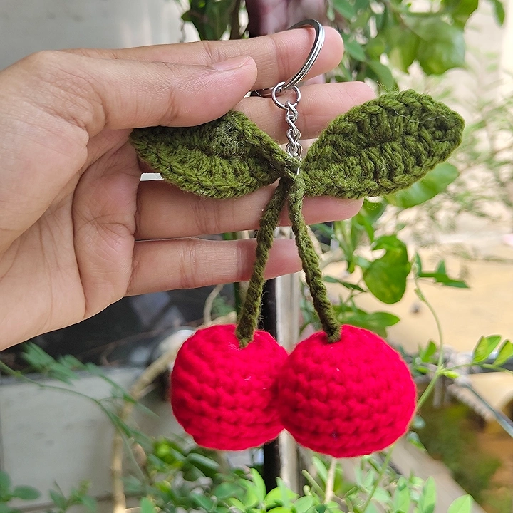 Cherry keychain